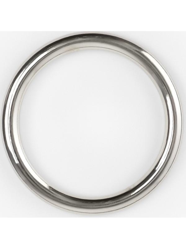 Кольцо литое TEIRA, для сумки, d=20/24 мм, набор 2 шт., 3.1 г, s=2 мм, цвет серебряный