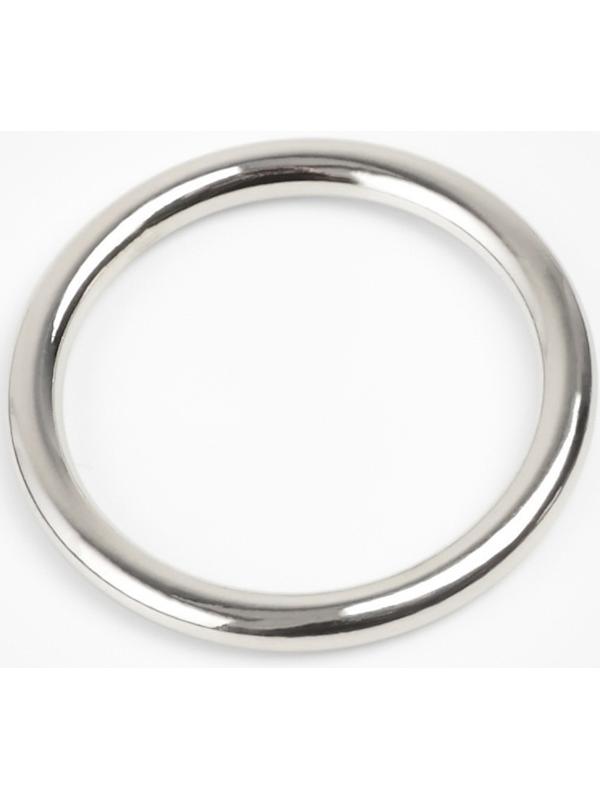 Кольцо литое TEIRA, для сумки, d=20/24 мм, набор 2 шт., 3.1 г, s=2 мм, цвет серебряный