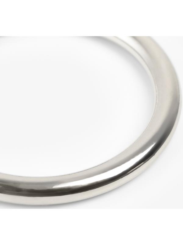 Кольцо литое TEIRA, для сумки, d=20/24 мм, набор 2 шт., 3.1 г, s=2 мм, цвет серебряный