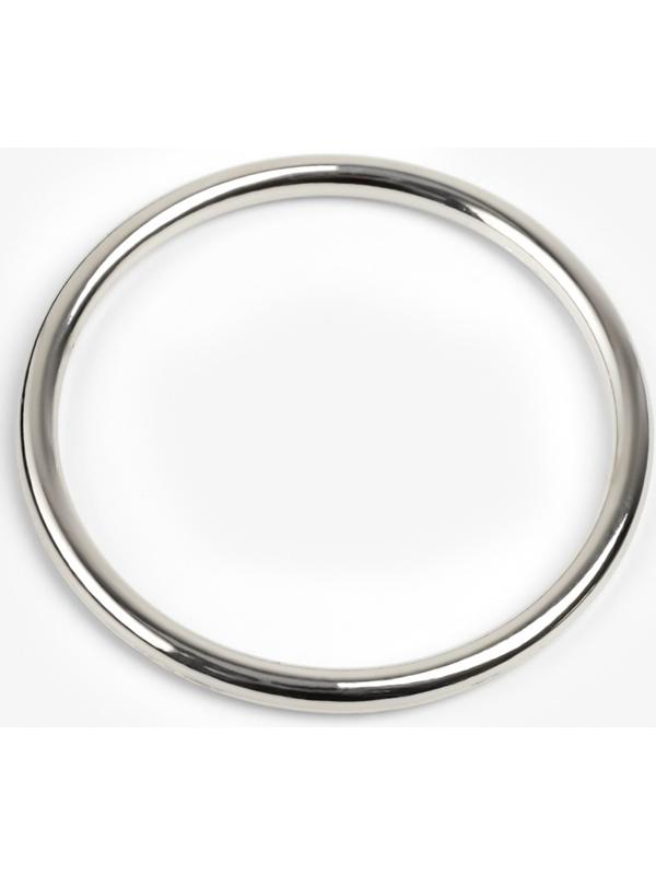 Кольцо литое TEIRA, для сумки, d=35/40 мм, набор 2 шт., 3.1 г, s=2.5 мм, цвет серебряный