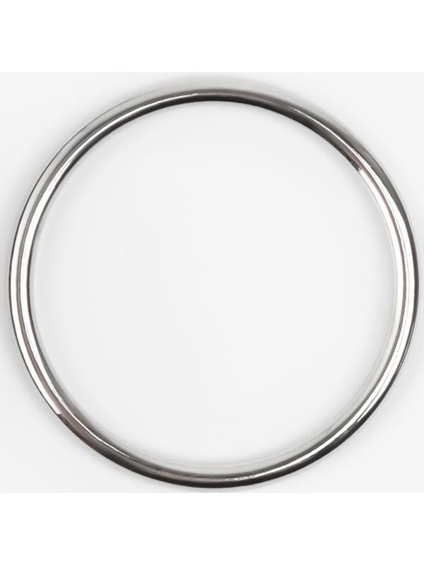 Кольцо литое TEIRA, для сумки, d=35/40 мм, набор 2 шт., 3.1 г, s=2.5 мм, цвет серебряный