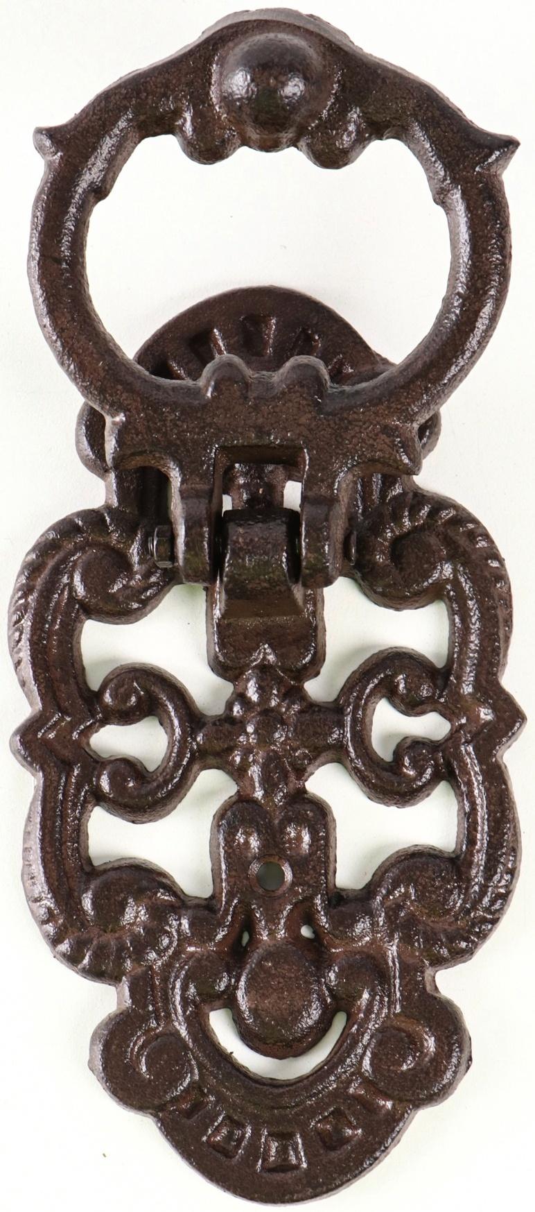 Ручка дверная чугун «Цветочная», 9.5×3.5×17.5 см