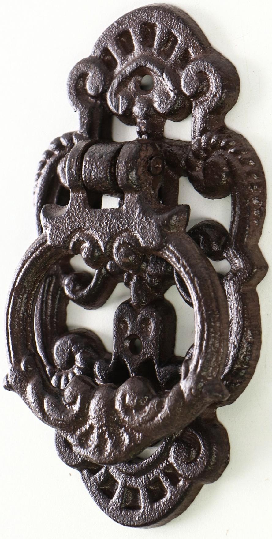 Ручка дверная чугун «Цветочная», 9.5×3.5×17.5 см