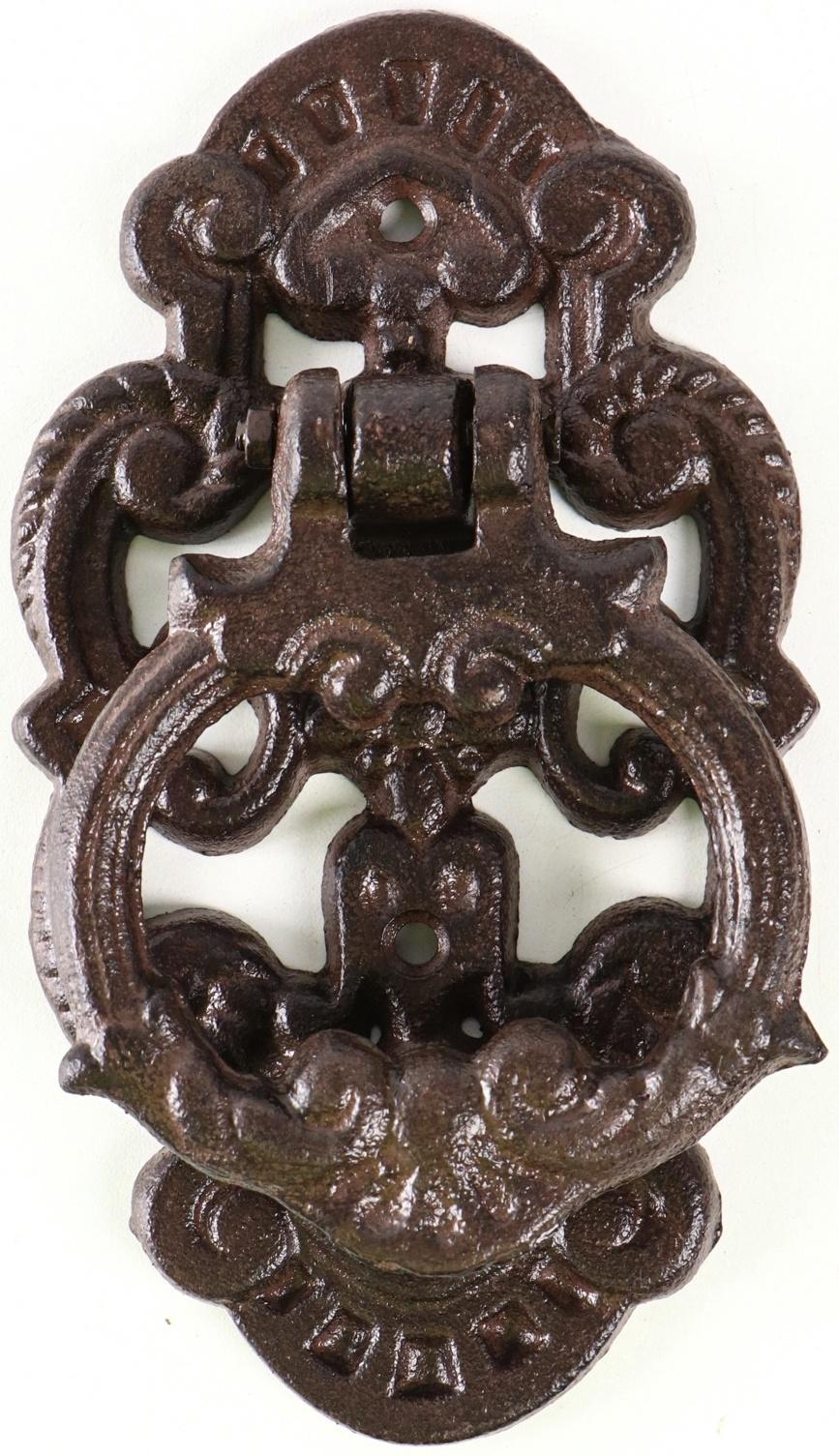 Ручка дверная чугун «Цветочная», 9.5×3.5×17.5 см