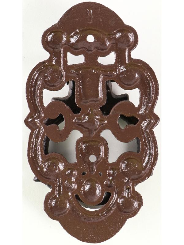 Ручка дверная чугун «Цветочная», 9.5×3.5×17.5 см