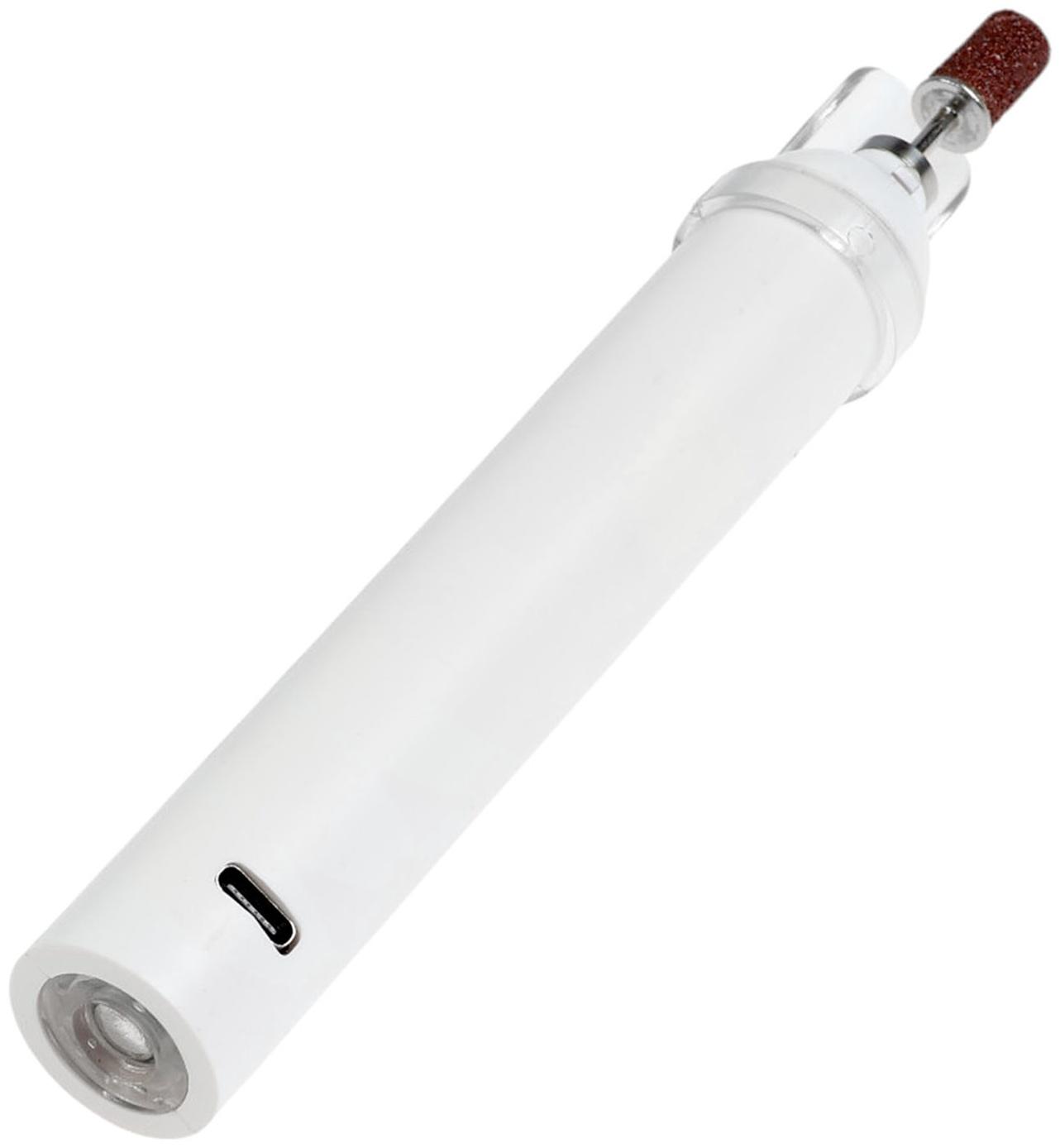 Машинка для маникюра LMM-01-05, 5 насадок, 2 Вт, АКБ, белый