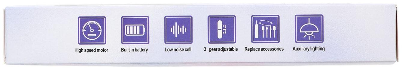 Машинка для маникюра LMM-01-05, 5 насадок, 2 Вт, АКБ, белый