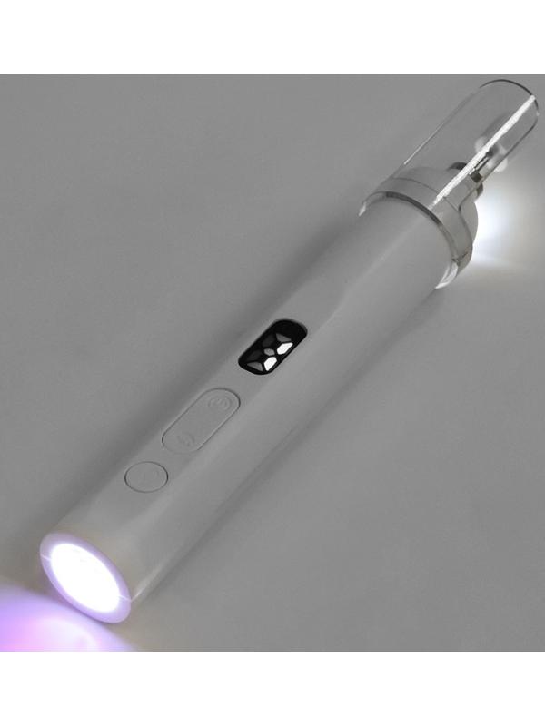 Машинка для маникюра LMM-01-05, 5 насадок, 2 Вт, АКБ, белый