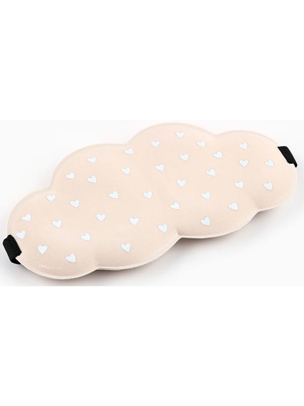 Маска для сна «Сердечки», 19.5×9.5 см