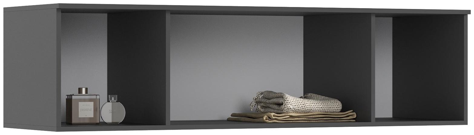 Антресоль для четырёхстворчатого шкафа «Норд», 1600×510×418 мм, цвет изумруд/графит