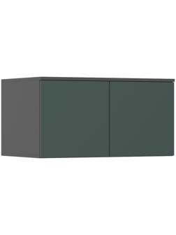 Шкаф – антресоль для двухстворчатого шкафа «Норд», 800×510×418 мм, цвет изумруд/графит