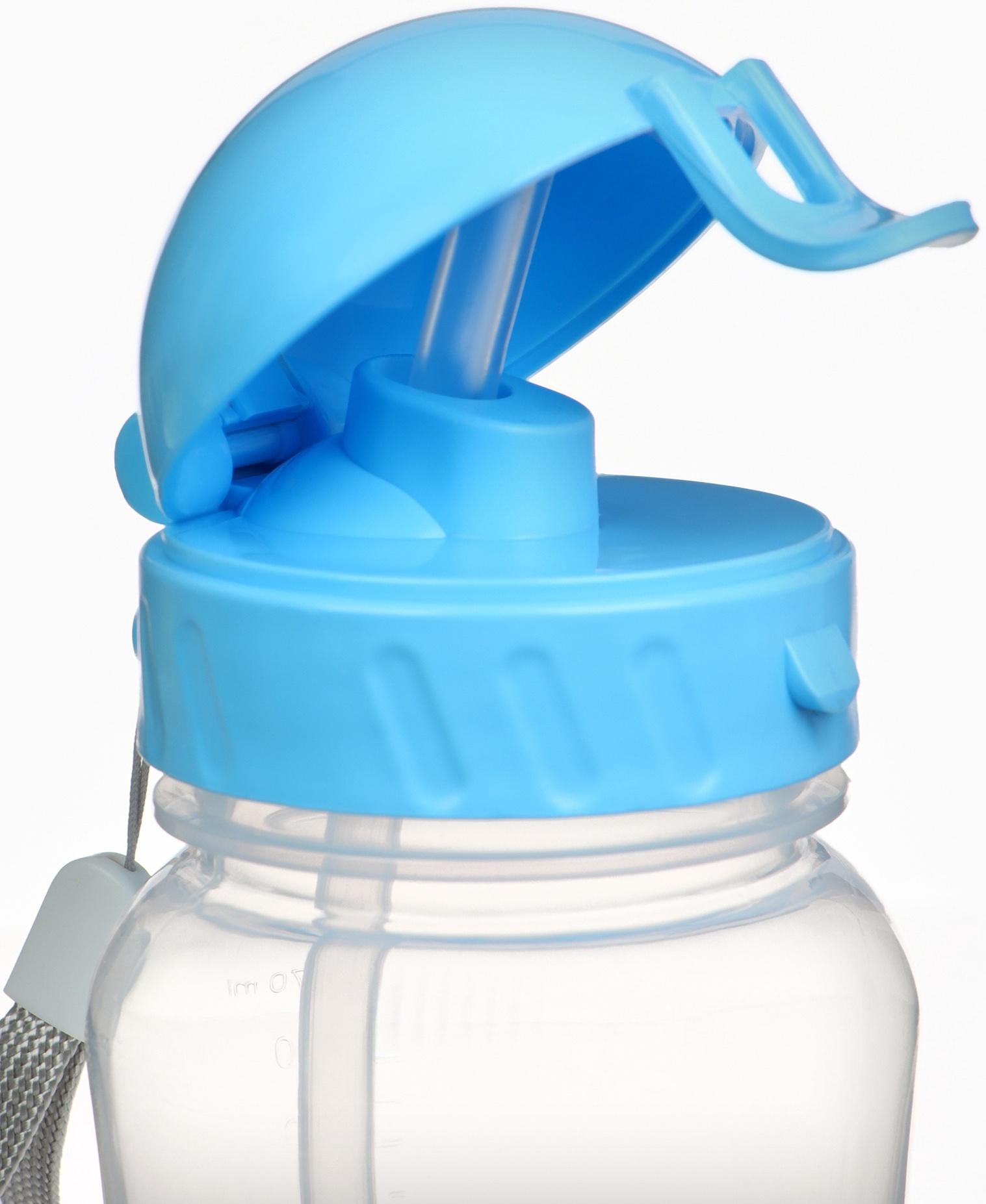 Поильник-непроливайка с трубочкой, 270 мл, Синий трактор