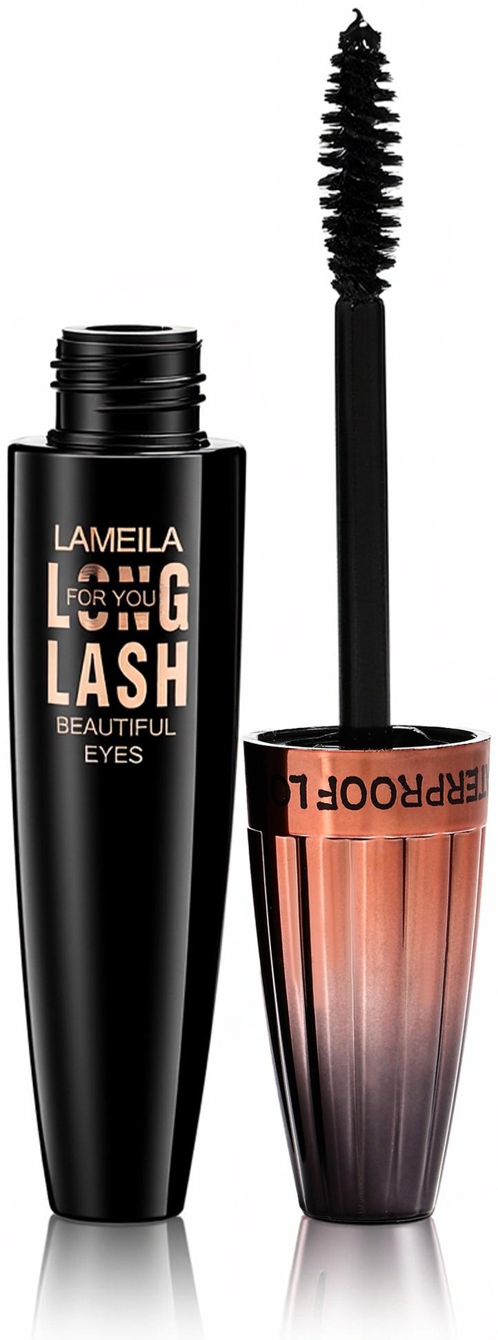 Тушь для ресниц с щеткой из натурального ворса, черная, 9 мл 9282018