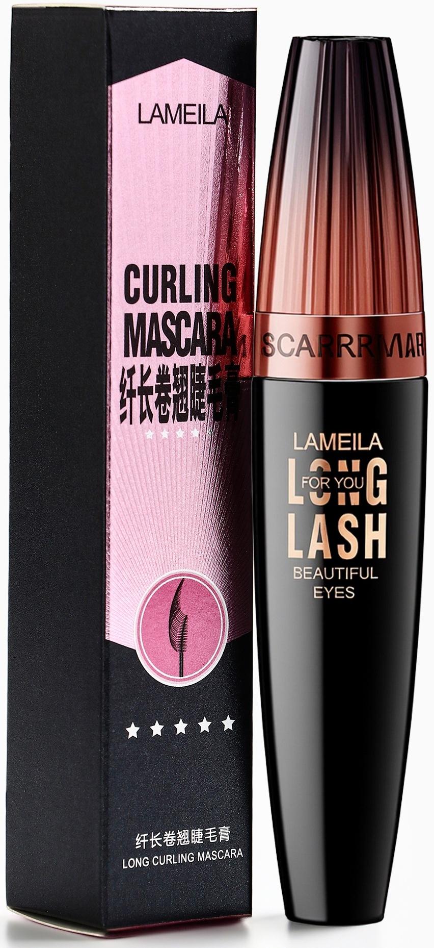 Тушь для ресниц с щеткой из натурального ворса, черная, 9 мл 9282018