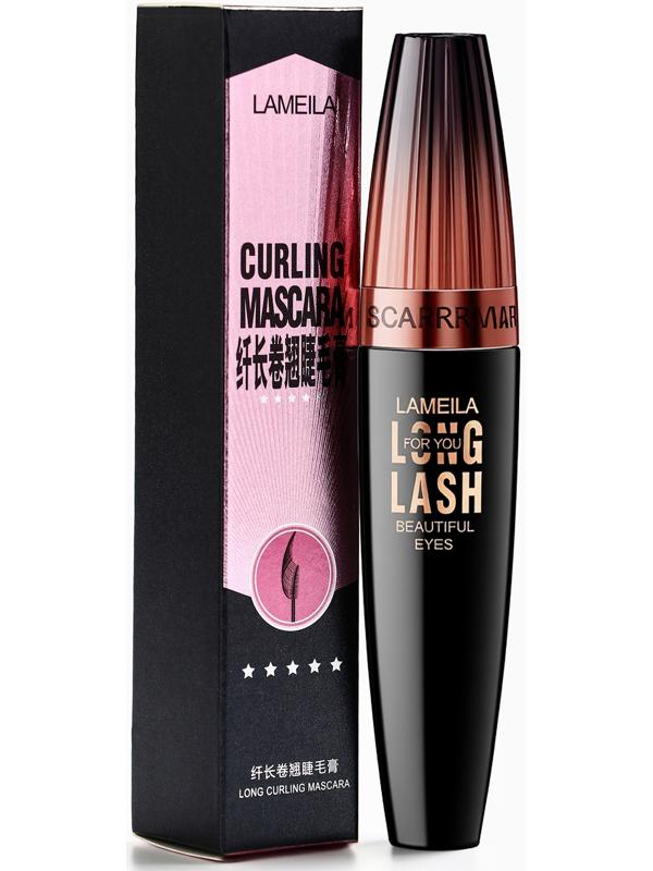 Тушь для ресниц с щеткой из натурального ворса, черная, 9 мл 9282018