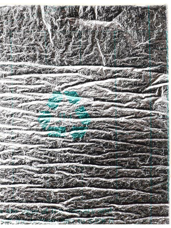 Коврик когтеточка на клеевой основе «Серый», 40×100 см