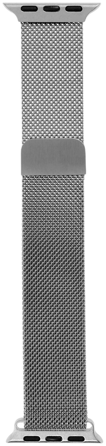 Ремешок для Apple Watch 38 40 41 мм, миланская петля, серебристый