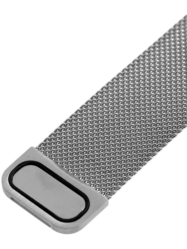 Ремешок для Apple Watch 38 40 41 мм, миланская петля, серебристый