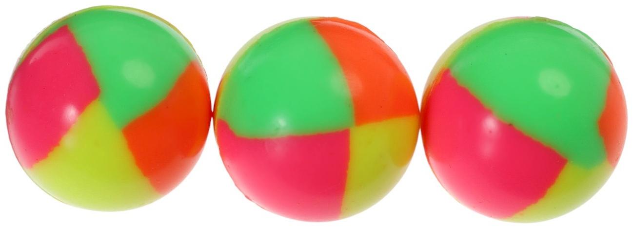 Мяч каучуковый, попрыгунчик, 3.2 см, МИКС