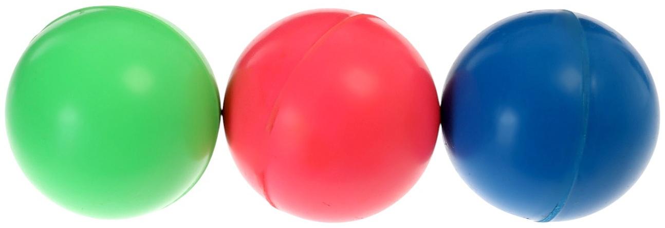 Мяч каучуковый, попрыгунчик, 4.5 см, МИКС