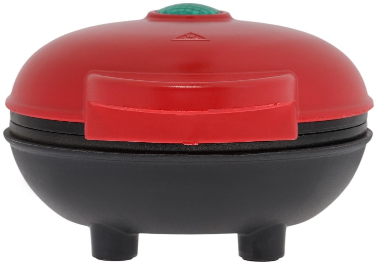 Электровафельница WV-01, 350 Вт, венские вафли, антипригарное покрытие, красная