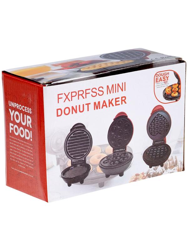 Электровафельница WV-01, 350 Вт, венские вафли, антипригарное покрытие, красная