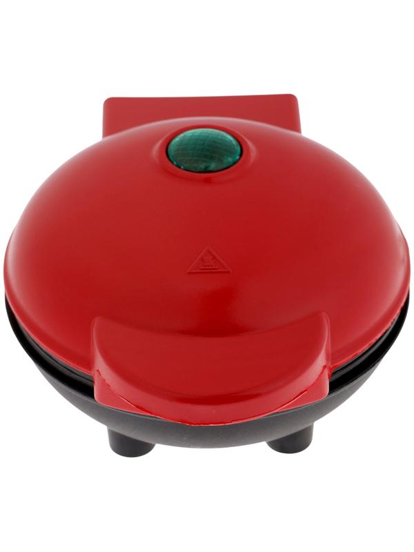 Электровафельница WV-01, 350 Вт, венские вафли, антипригарное покрытие, красная