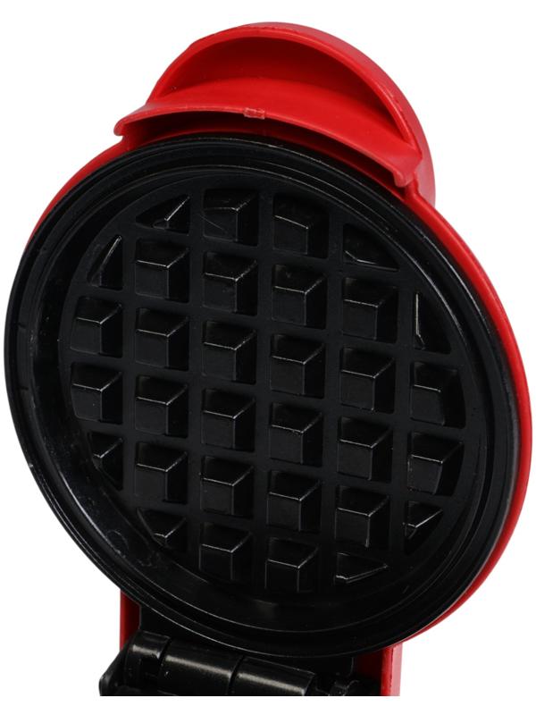 Электровафельница WV-01, 350 Вт, венские вафли, антипригарное покрытие, красная