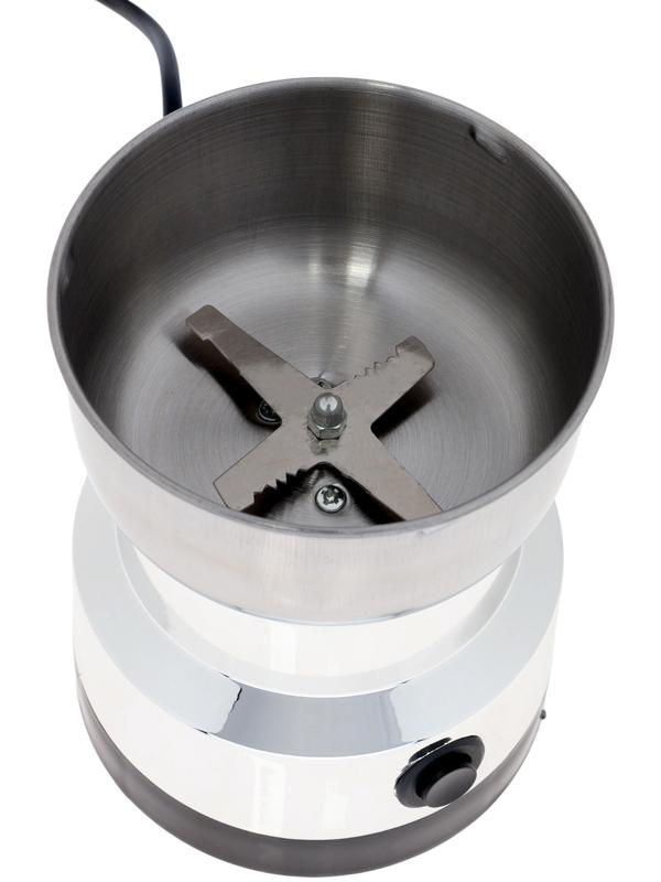 Кофемолка электрическая LCG-01, 200 Вт, 85 г, белая