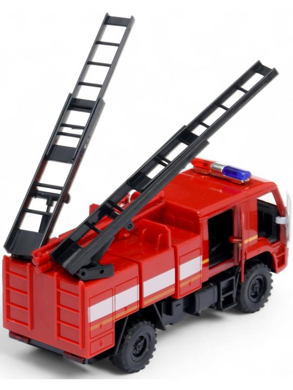 Машинка металлическая «Пожарная автоцистерна», открываются двери, 15 см