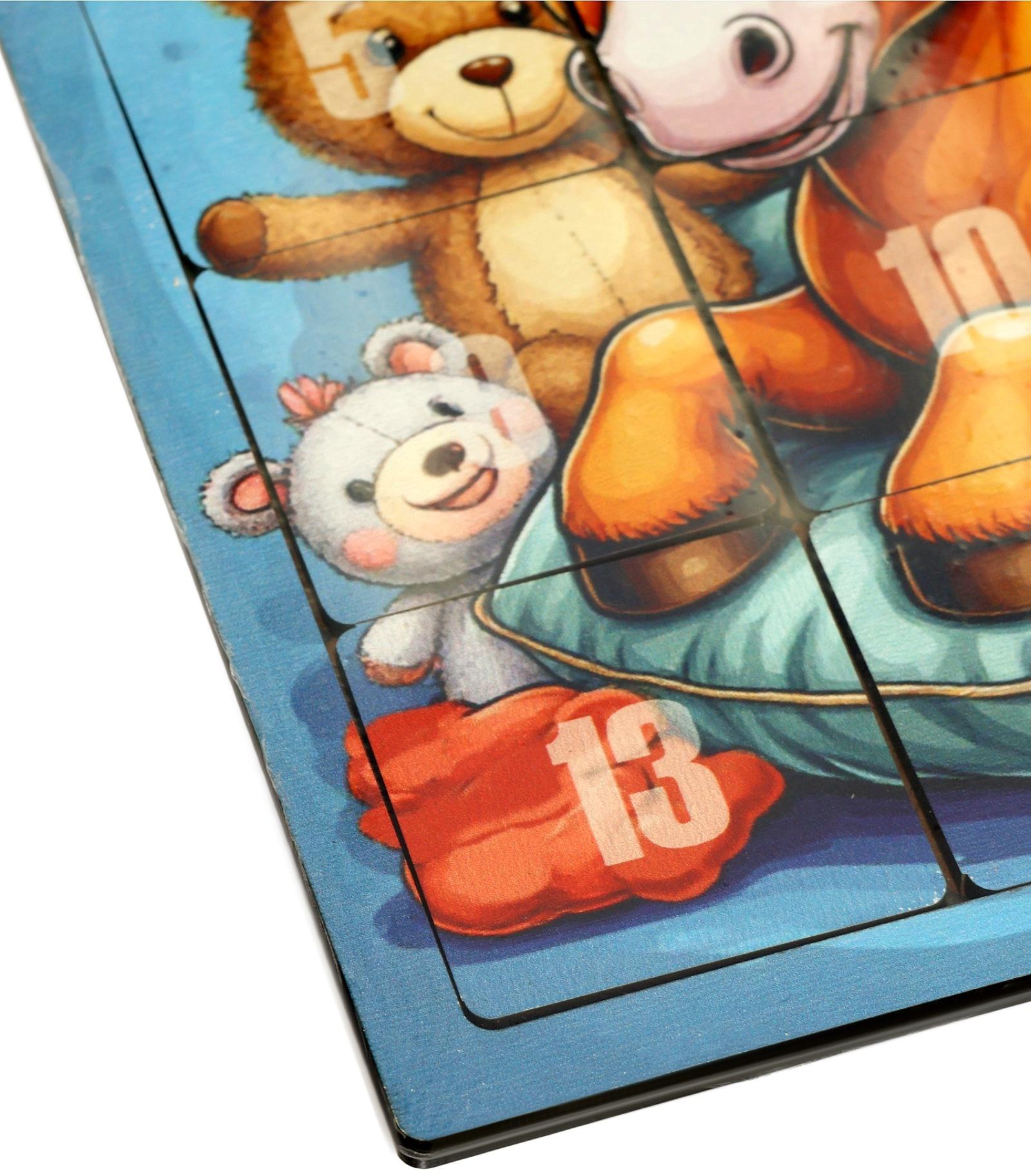 Настольная игра логическая «Пятнашки. Лошадка с игрушками», 22×22 см, головоломка