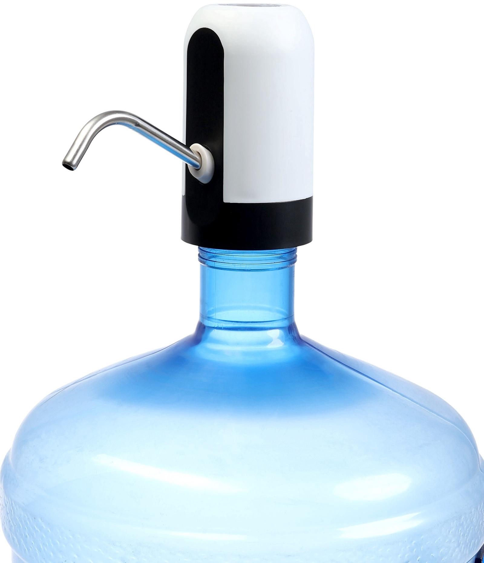 Помпа для воды LWP-05, электрическая, 4 Вт, 1.2 л/мин, 1200 мАч, от АКБ, белая