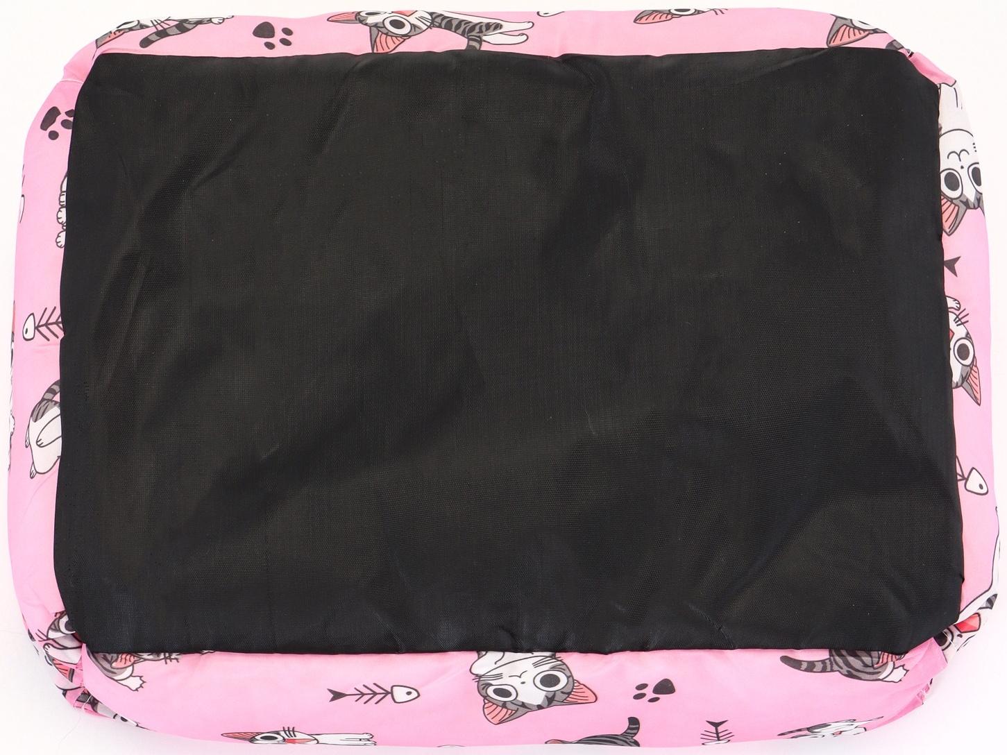 Лежанка для кошек, 40×30×15 см, розовая