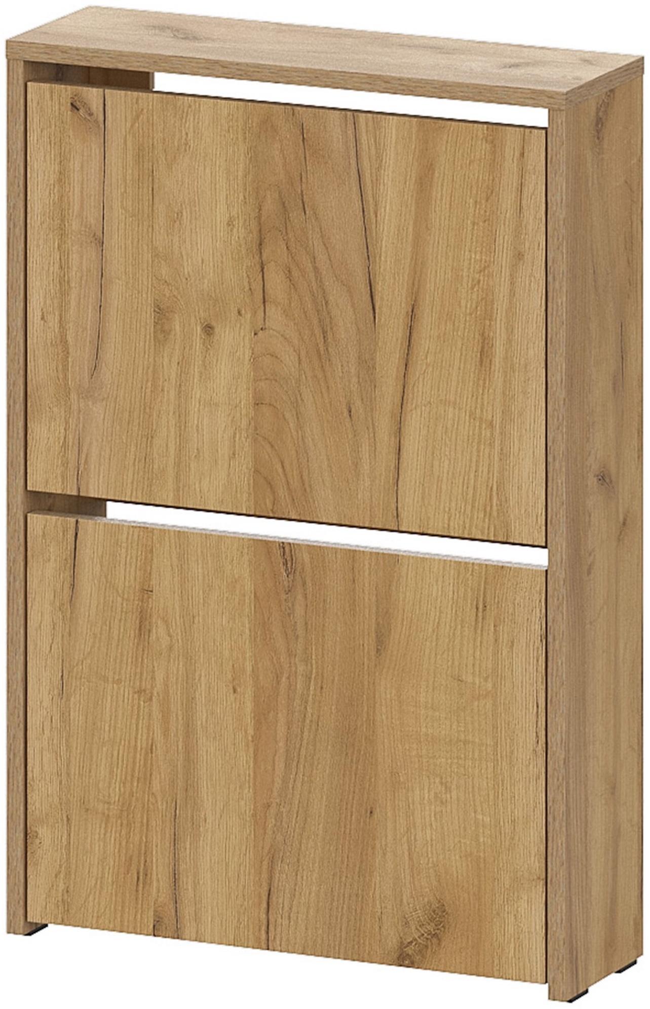 Обувница узкая «МСП», 519×167×760 мм, цвет дуб золотой