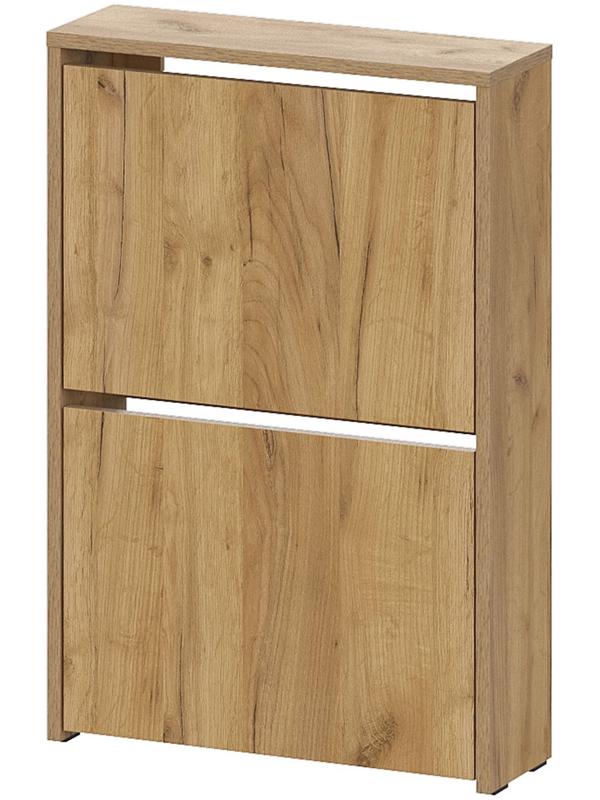 Обувница узкая «МСП», 519×167×760 мм, цвет дуб золотой