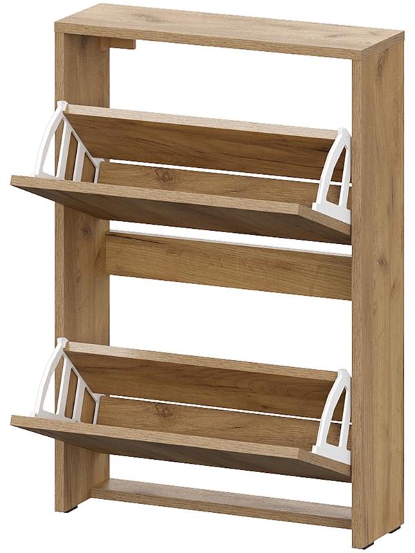 Обувница узкая «МСП», 519×167×760 мм, цвет дуб золотой