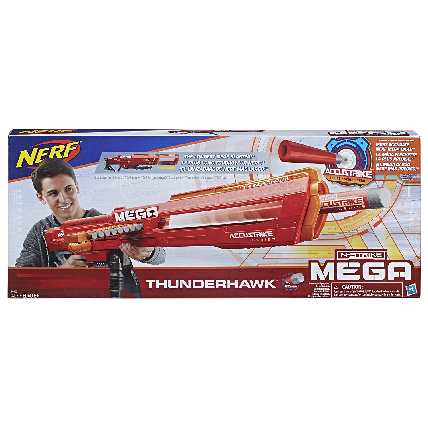 Игрушечный Бластер НЕРФ Мега «Фандерхок» (Nerf Mega Thunderhawk) E0440EU4 Hasbro