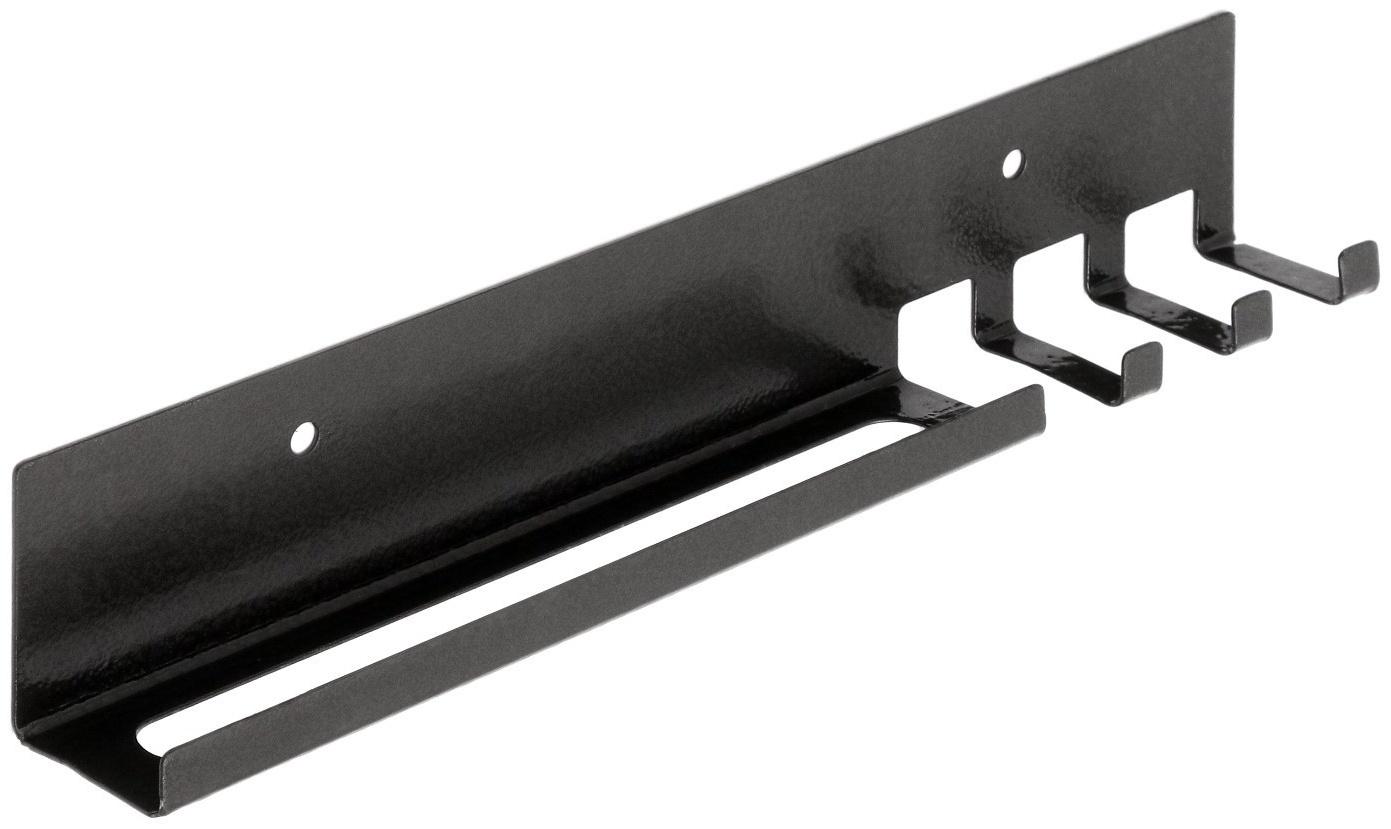 Держатель для шампуров, 29×3.5×5 см, металлический, на стену