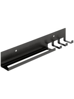 Держатель для шампуров, 29×3.5×5 см, металлический, на стену