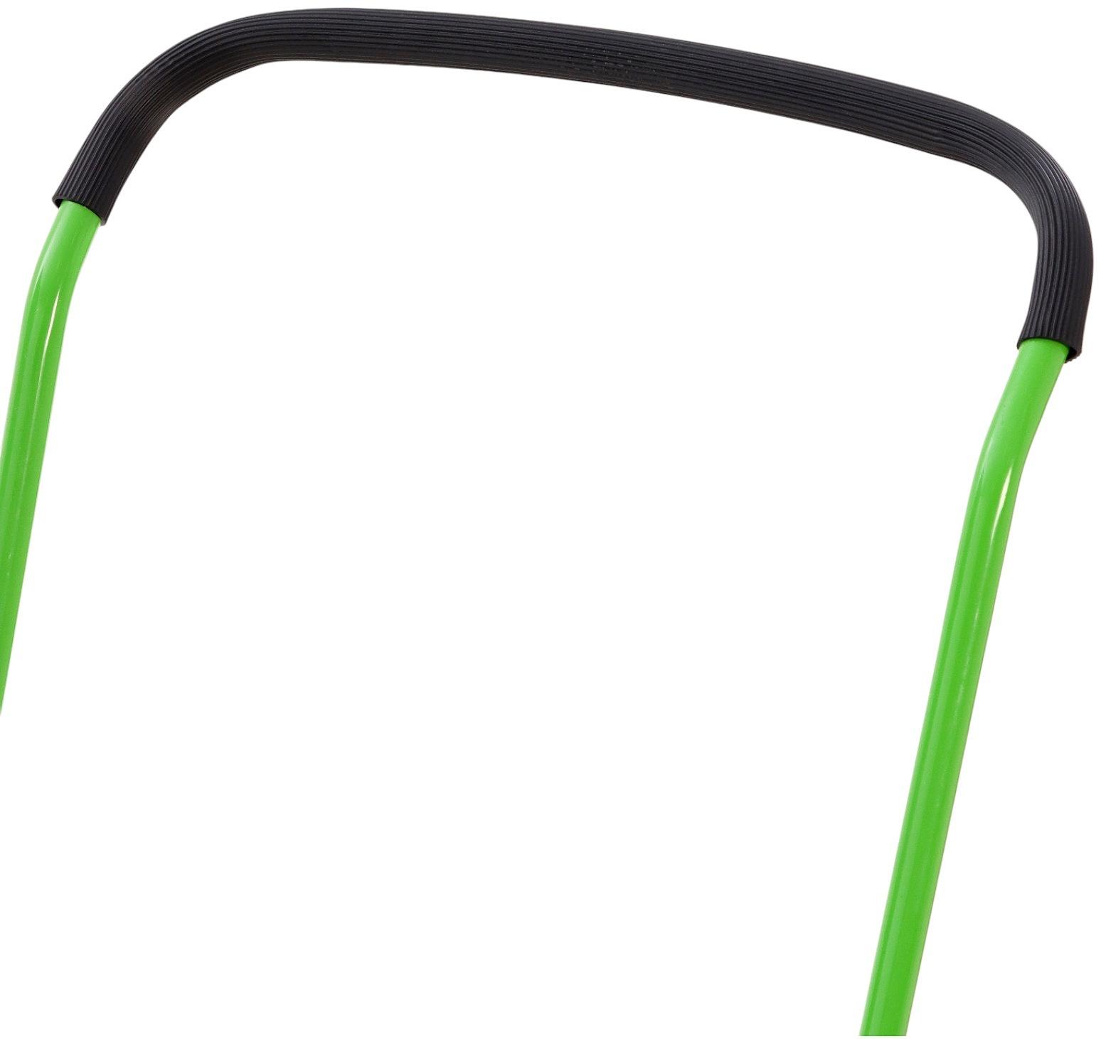 Санки детские «Ветерок 2», с ручкой, ярко-зелёные