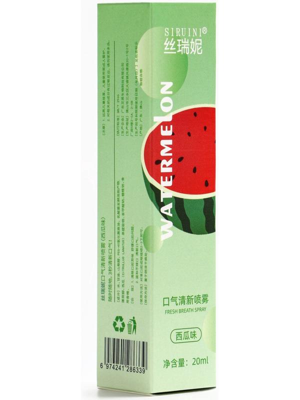 Освежитель дыхания со вкусом арбуза, 20 мл