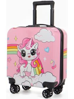 Чемодан детский «Выбражулька» 20 л (XS), отдел на молнии, розовый
