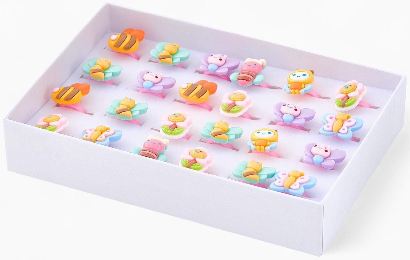 Кольцо «Выбражулька. Пчелки», форма МИКС, цветное, безразмерное