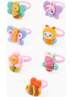 Кольцо «Выбражулька. Пчелки», форма МИКС, цветное, безразмерное