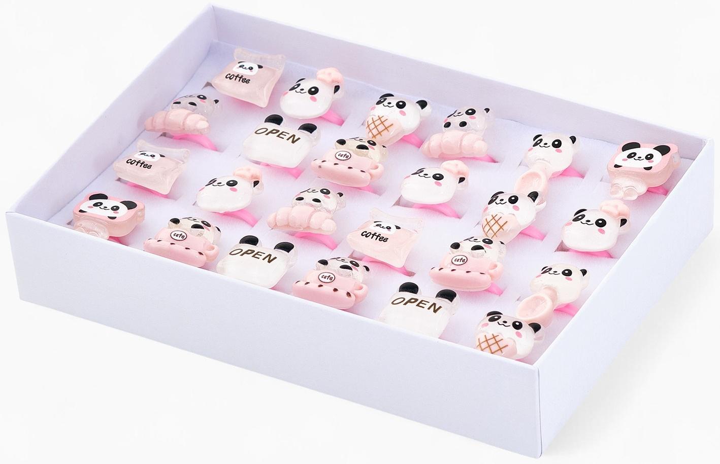 Кольцо «Выбражулька. Панда», форма МИКС, цветное, безразмерное