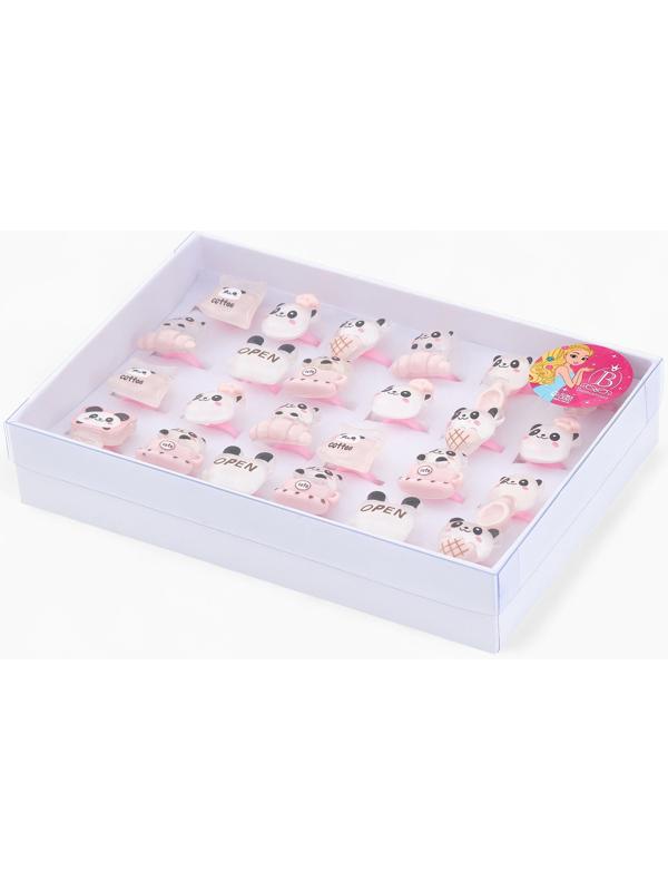 Кольцо «Выбражулька. Панда», форма МИКС, цветное, безразмерное