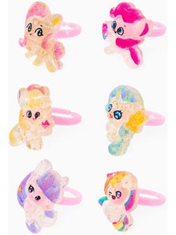 Кольцо «Выбражулька. Пони», форма МИКС, цветное, безразмерное