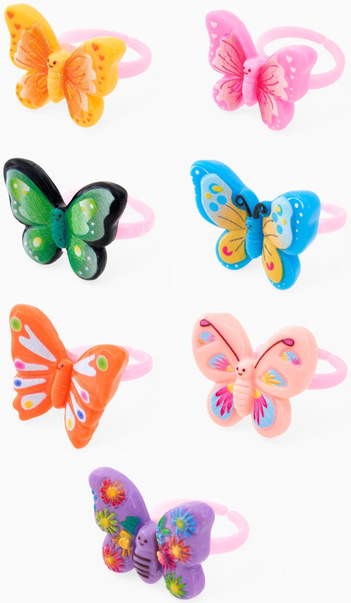 Кольцо «Выбражулька. Бабочка», форма МИКС, цветное, безразмерное