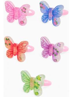 Кольцо «Выбражулька. Бабочка», форма МИКС, цветное, безразмерное