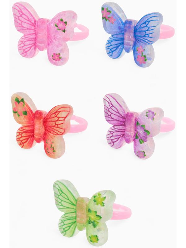 Кольцо «Выбражулька. Бабочка», форма МИКС, цветное, безразмерное